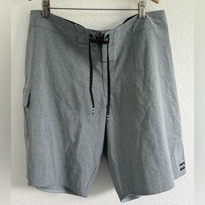 BILLABONG PLATINUM X ALL DAY SHORTS MENS GRAY BOARD SHORTS SURF SWIM OUTDOORS